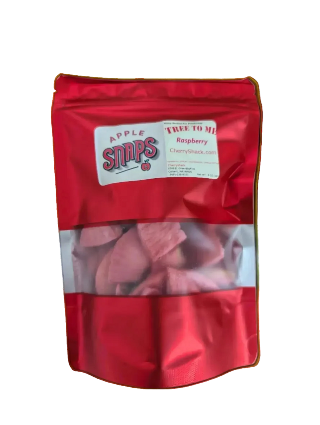 Apple Snaps: Raspberry - Raspberry Infused Freeze Dried Apples