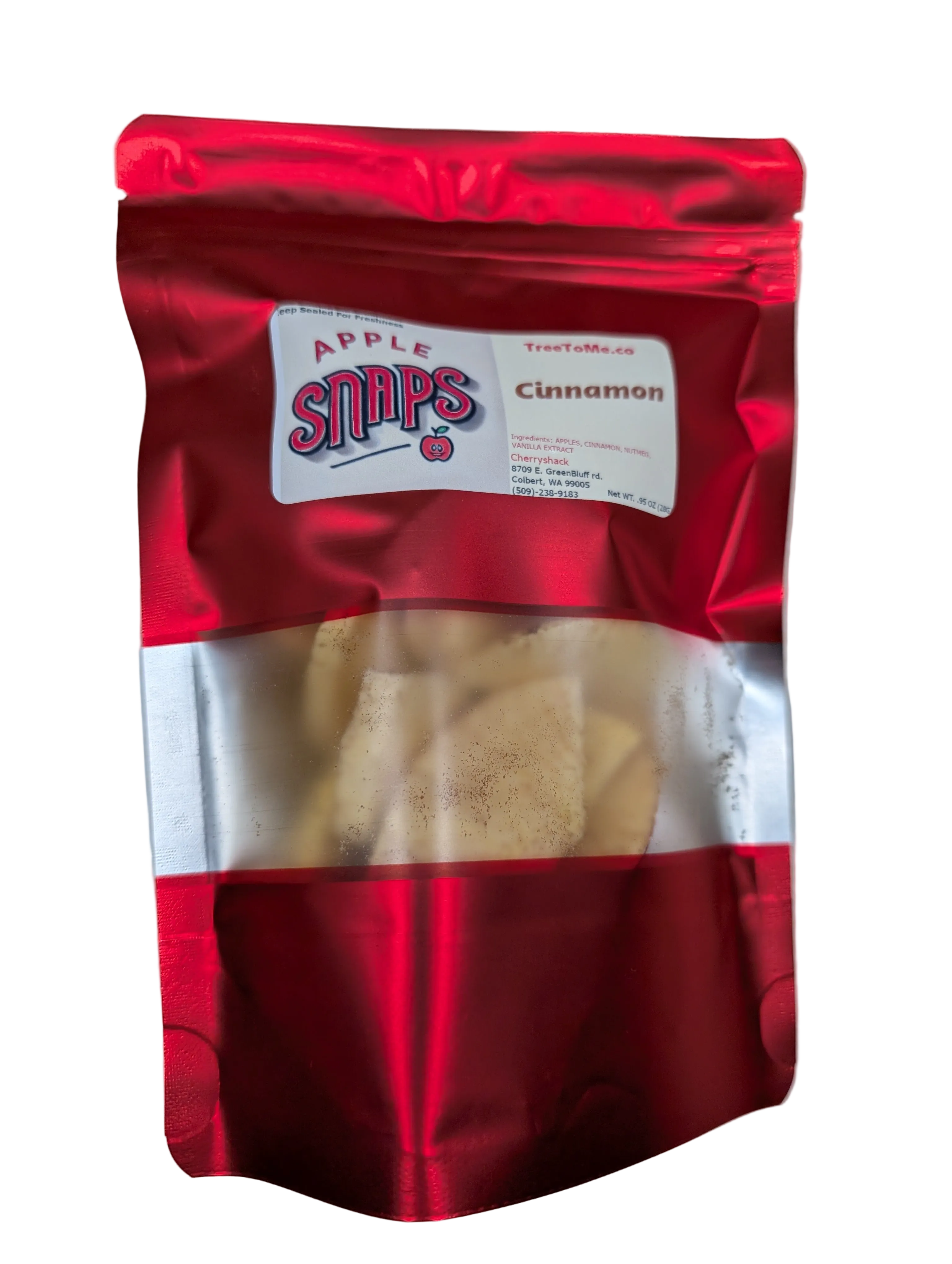 Apple Snaps: Cinnamon - Freeze Dried Apples with cinnamon